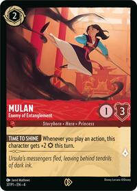 Mulan - Enemy of Entanglement (37) [Disney Lorcana Promo Cards] | Gear Gaming Bentonville