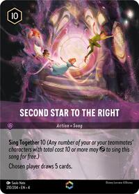 Second Star to the Right (Enchanted) (210/204) [Ursula's Return] | Gear Gaming Bentonville