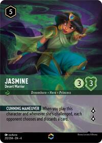 Jasmine - Desert Warrior (Enchanted) (212/204) [Ursula's Return] | Gear Gaming Bentonville