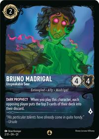 Bruno Madrigal - Unspeakable Seer (2/31) [Illumineer's Quest: Deep Trouble] | Gear Gaming Bentonville
