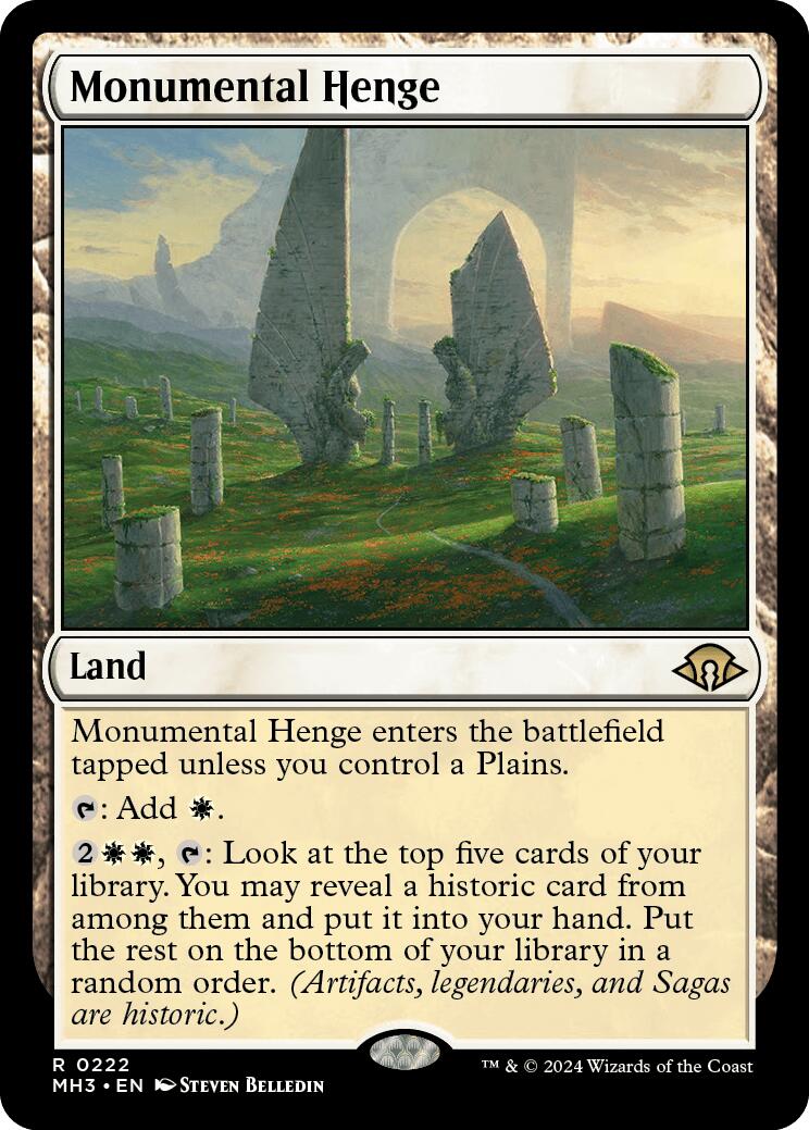 Monumental Henge [Modern Horizons 3] | Gear Gaming Bentonville