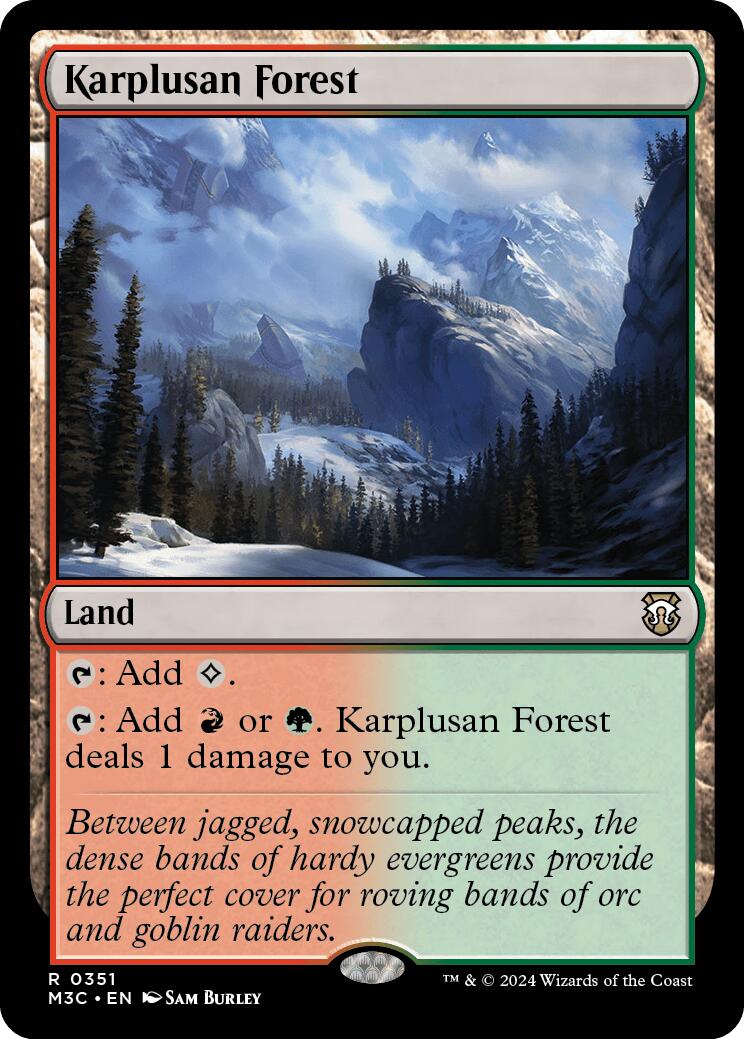 Karplusan Forest [Modern Horizons 3 Commander] | Gear Gaming Bentonville