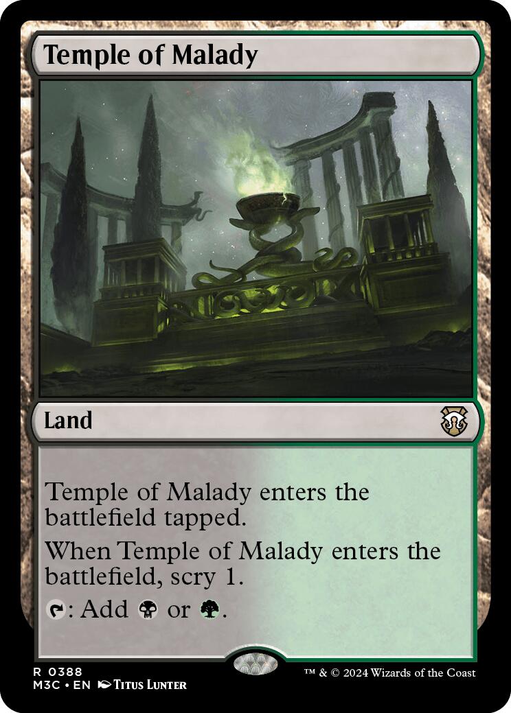 Temple of Malady [Modern Horizons 3 Commander] | Gear Gaming Bentonville