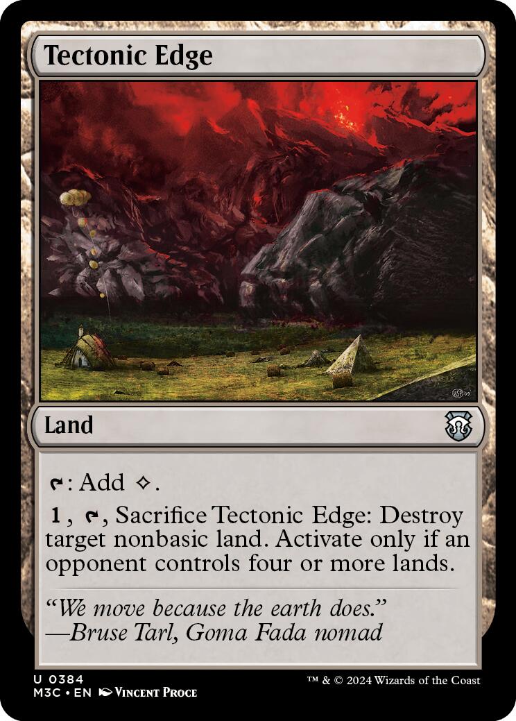 Tectonic Edge [Modern Horizons 3 Commander] | Gear Gaming Bentonville