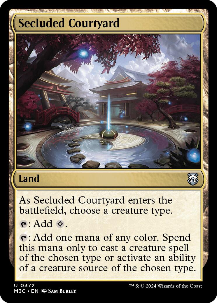 Secluded Courtyard [Modern Horizons 3 Commander] | Gear Gaming Bentonville