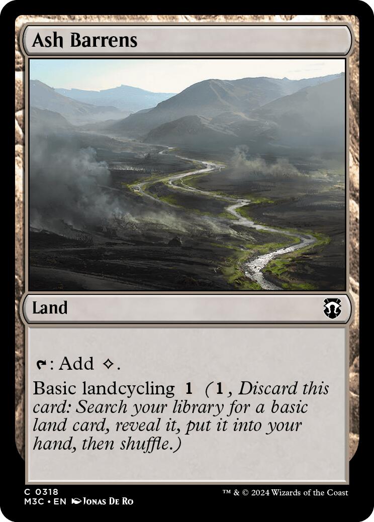 Ash Barrens [Modern Horizons 3 Commander] | Gear Gaming Bentonville