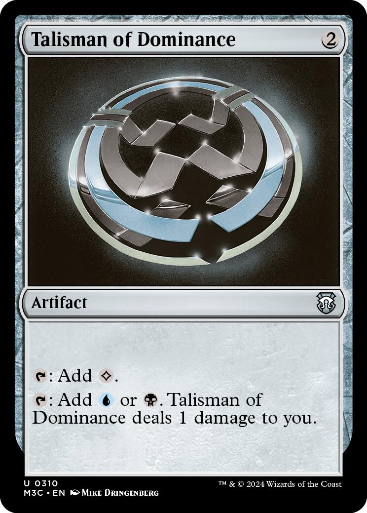 Talisman of Dominance [Modern Horizons 3 Commander] | Gear Gaming Bentonville