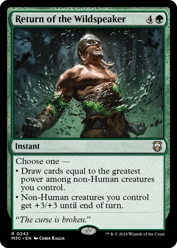 Return of the Wildspeaker [Modern Horizons 3 Commander] | Gear Gaming Bentonville
