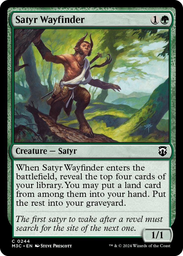 Satyr Wayfinder [Modern Horizons 3 Commander] | Gear Gaming Bentonville