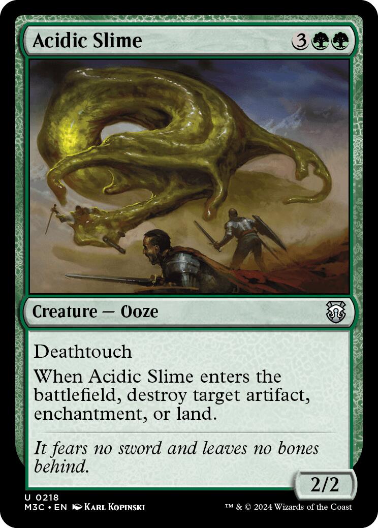 Acidic Slime [Modern Horizons 3 Commander] | Gear Gaming Bentonville