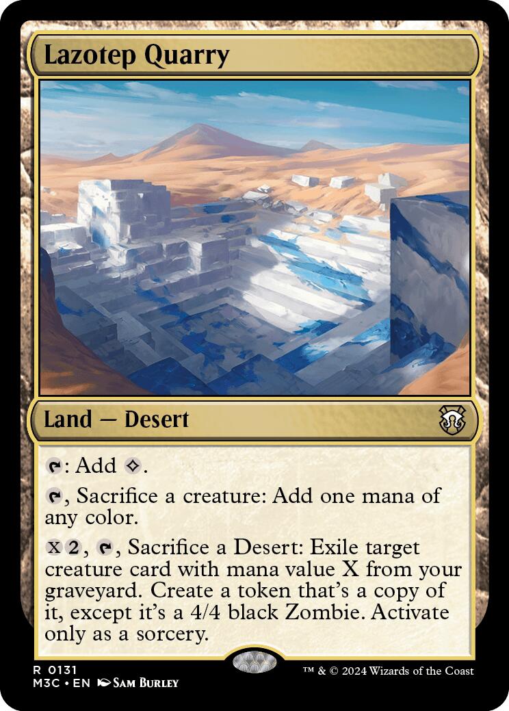 Lazotep Quarry [Modern Horizons 3 Commander] | Gear Gaming Bentonville