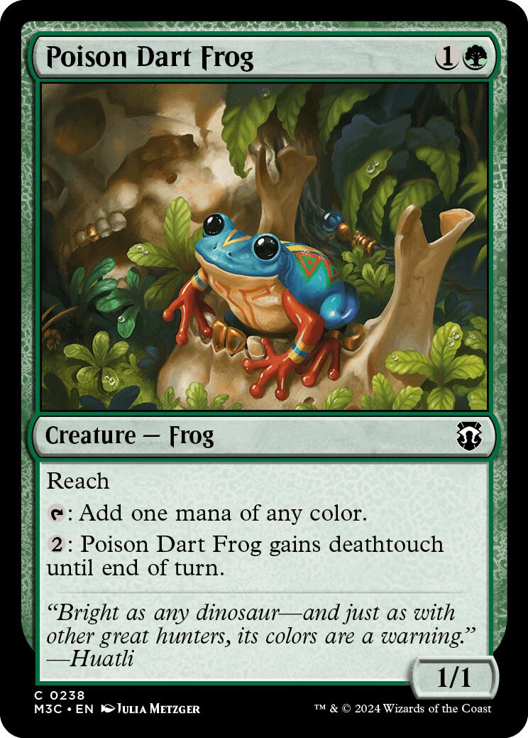 Poison Dart Frog [Modern Horizons 3 Commander] | Gear Gaming Bentonville