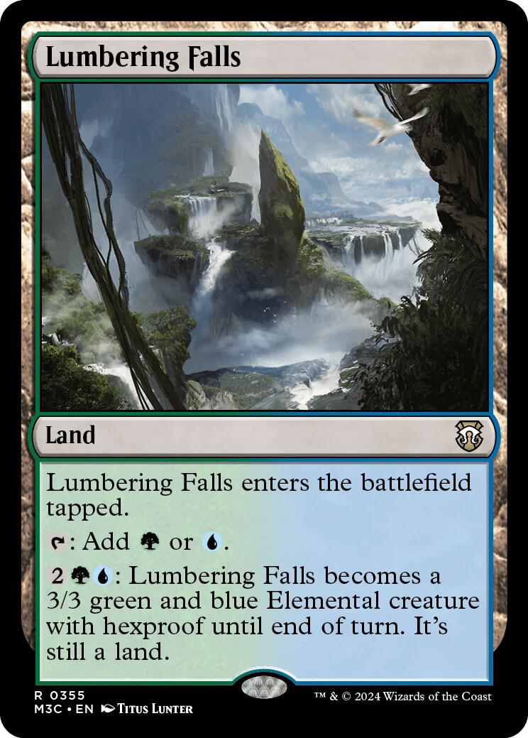 Lumbering Falls [Modern Horizons 3 Commander] | Gear Gaming Bentonville