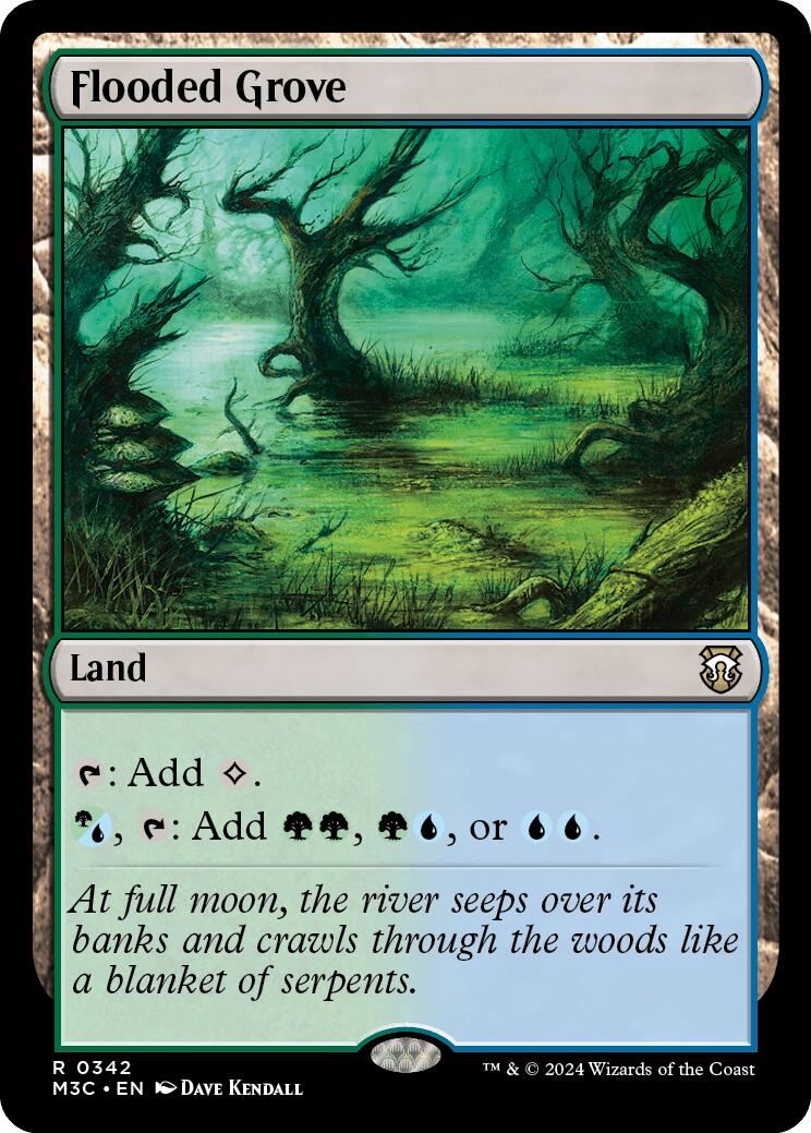 Flooded Grove [Modern Horizons 3 Commander] | Gear Gaming Bentonville