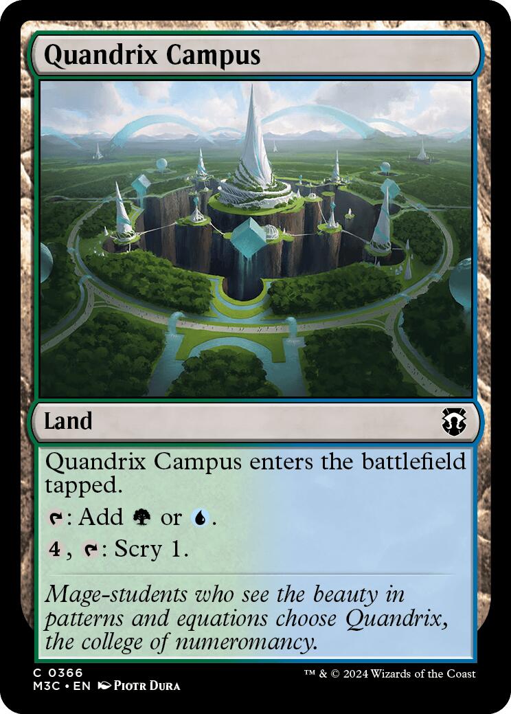 Quandrix Campus [Modern Horizons 3 Commander] | Gear Gaming Bentonville