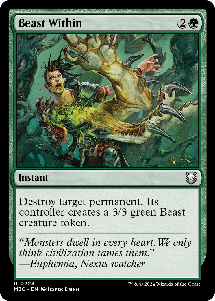 Beast Within [Modern Horizons 3 Commander] | Gear Gaming Bentonville