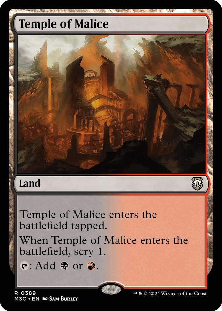 Temple of Malice [Modern Horizons 3 Commander] | Gear Gaming Bentonville