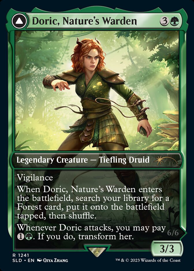 Doric, Nature's Warden // Doric, Owlbear Avenger [Secret Lair Drop Series] | Gear Gaming Bentonville