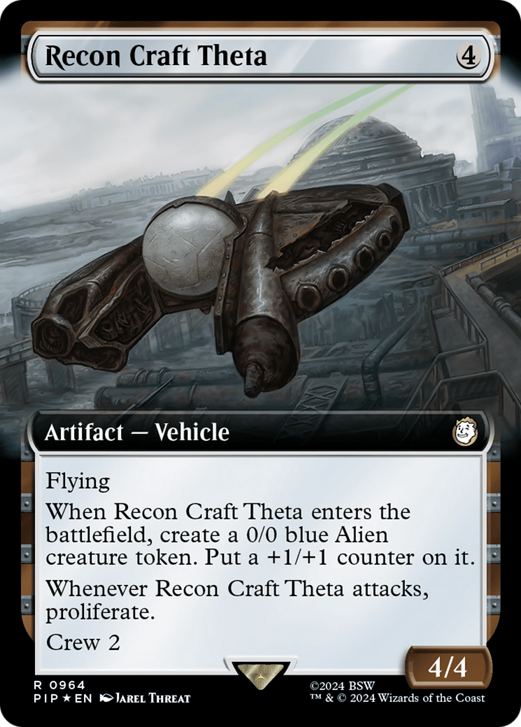 Recon Craft Theta (Extended Art) (Surge Foil) [Fallout] | Gear Gaming Bentonville