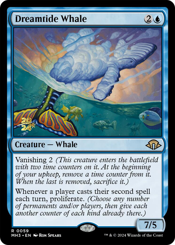 Dreamtide Whale [Modern Horizons 3 Prerelease Promos] | Gear Gaming Bentonville