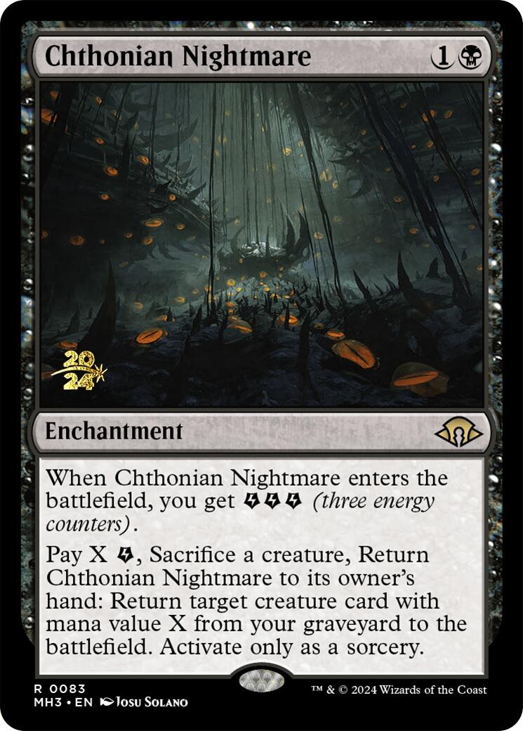 Chthonian Nightmare [Modern Horizons 3 Prerelease Promos] | Gear Gaming Bentonville