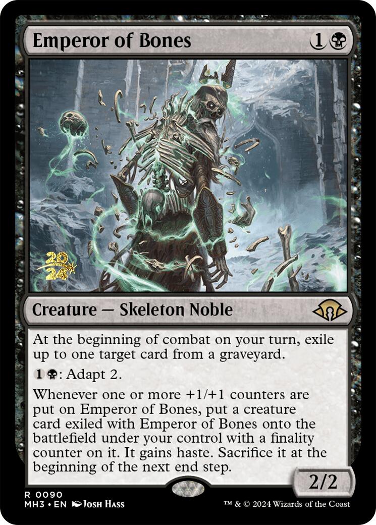 Emperor of Bones [Modern Horizons 3 Prerelease Promos] | Gear Gaming Bentonville