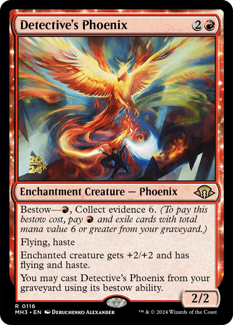 Detective's Phoenix [Modern Horizons 3 Prerelease Promos] | Gear Gaming Bentonville