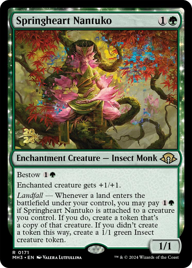 Springheart Nantuko [Modern Horizons 3 Prerelease Promos] | Gear Gaming Bentonville