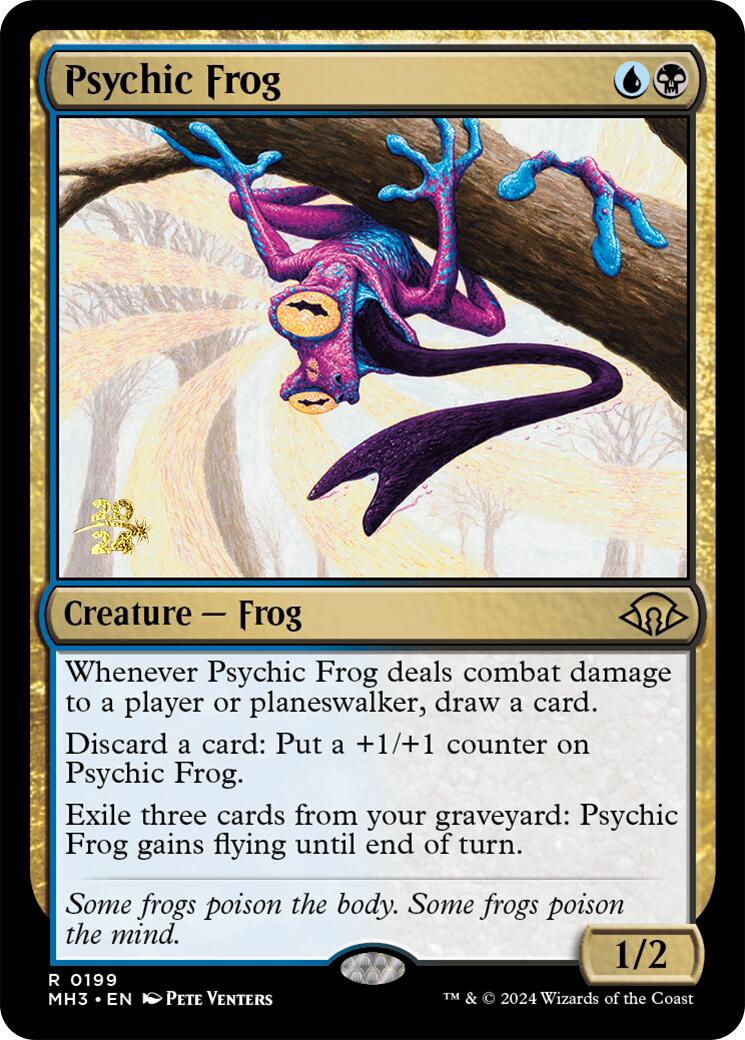 Psychic Frog [Modern Horizons 3 Prerelease Promos] | Gear Gaming Bentonville