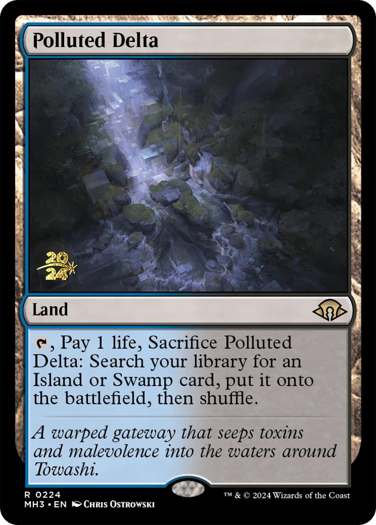 Polluted Delta [Modern Horizons 3 Prerelease Promos] | Gear Gaming Bentonville