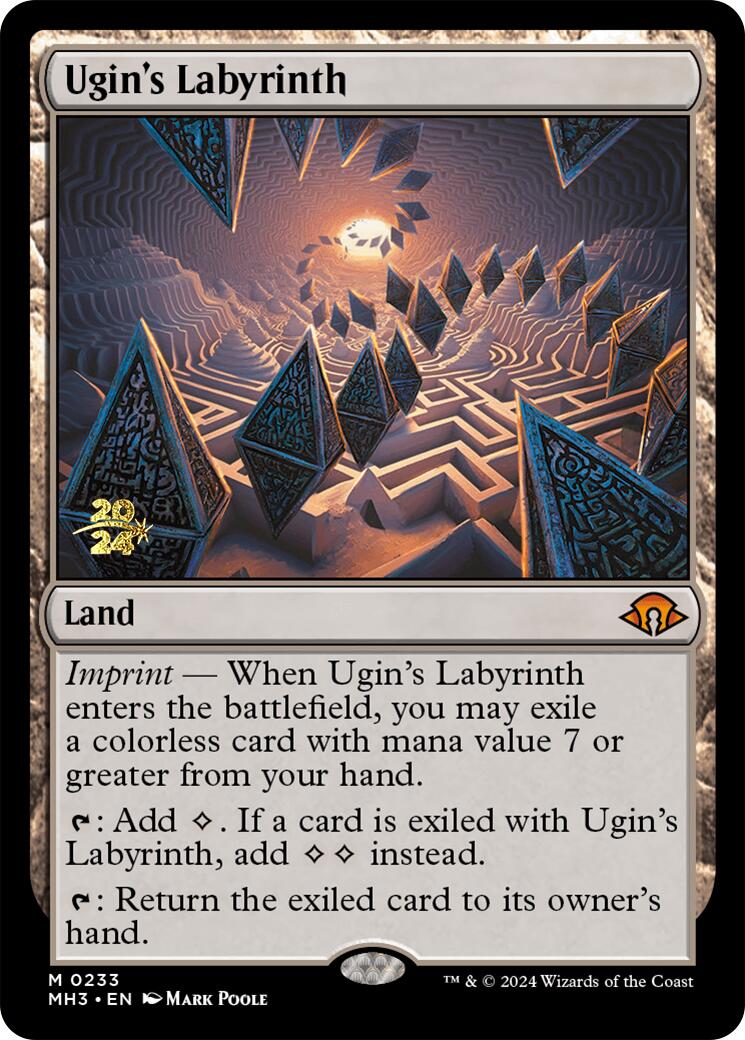 Ugin's Labyrinth [Modern Horizons 3 Prerelease Promos] | Gear Gaming Bentonville