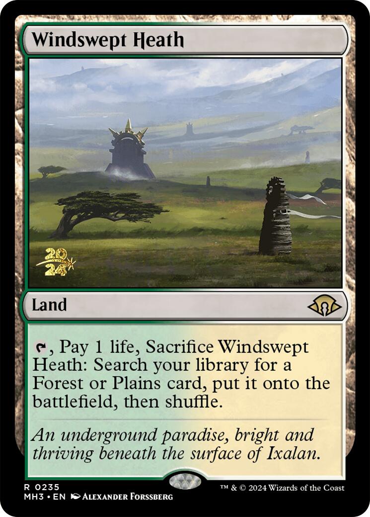 Windswept Heath [Modern Horizons 3 Prerelease Promos] | Gear Gaming Bentonville