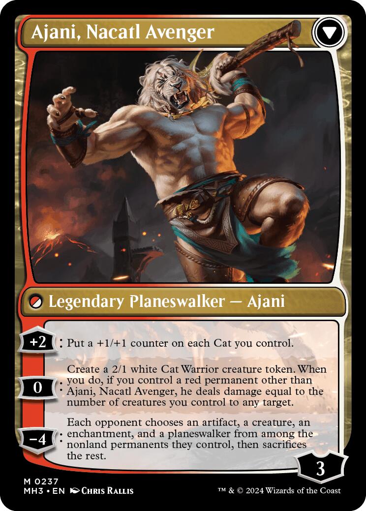 Ajani, Nacatl Pariah [Modern Horizons 3 Prerelease Promos] | Gear Gaming Bentonville