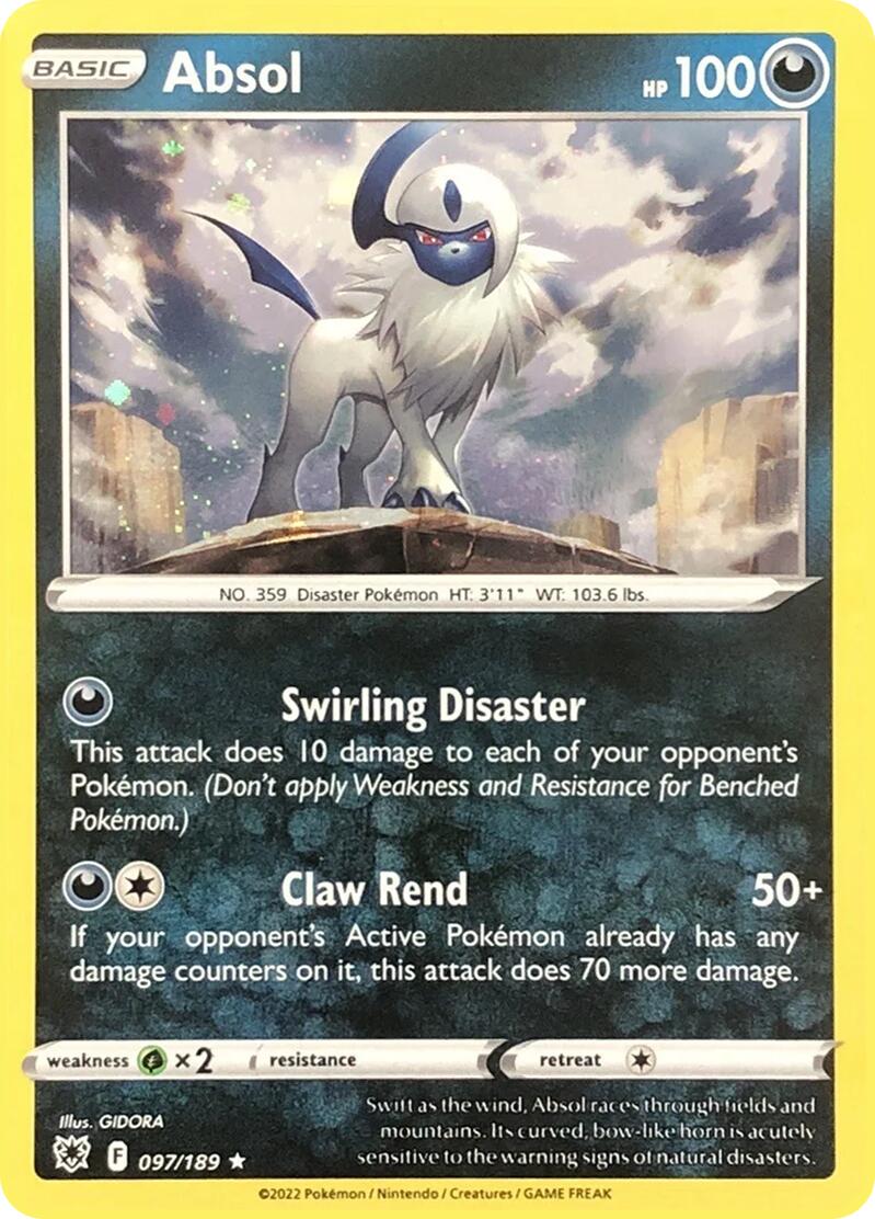 Absol (097/189) (Cosmos Holo) [Miscellaneous Cards] | Gear Gaming Bentonville