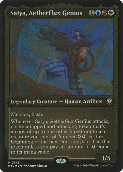 Satya, Aetherflux Genius (Display Commander) [Modern Horizons 3 Commander] | Gear Gaming Bentonville