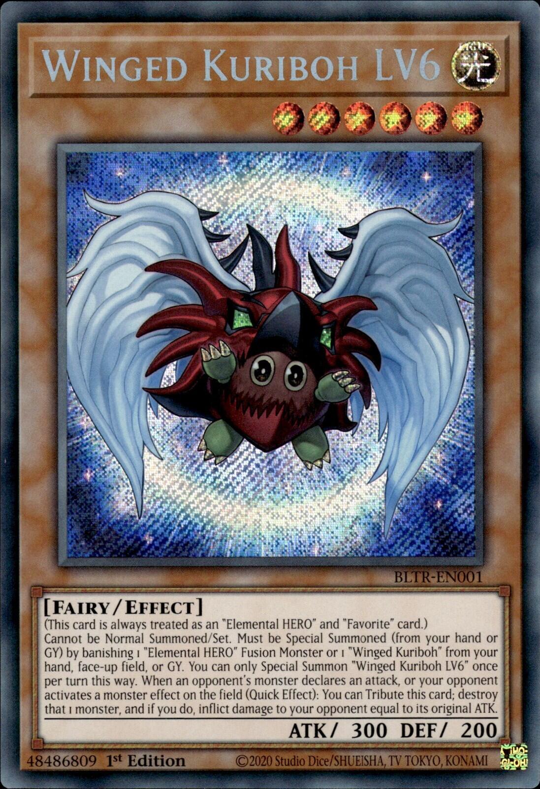 Winged Kuriboh LV6 [BLTR-EN001] Secret Rare | Gear Gaming Bentonville