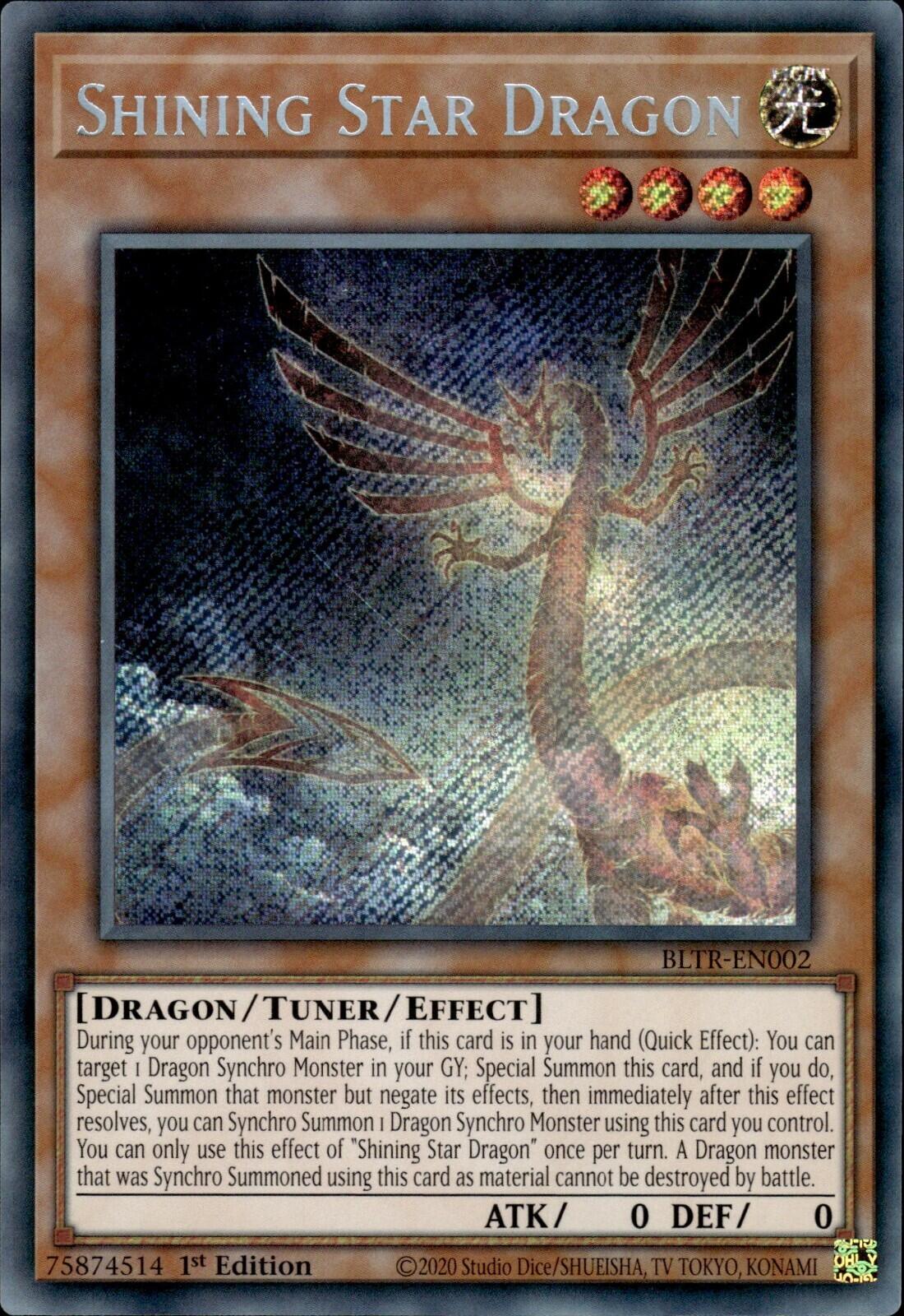 Shining Star Dragon [BLTR-EN002] Secret Rare | Gear Gaming Bentonville