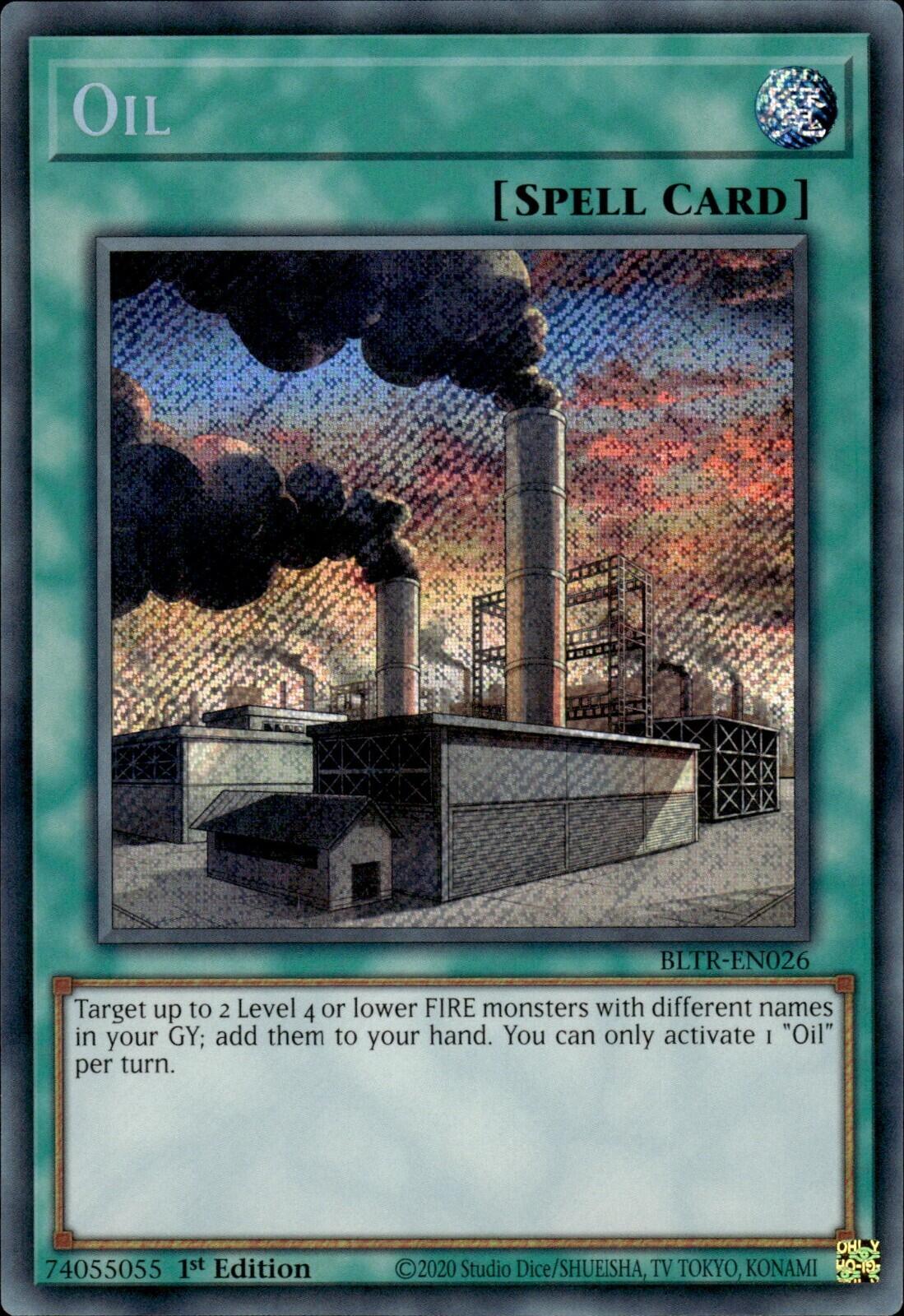 Oil [BLTR-EN026] Secret Rare | Gear Gaming Bentonville