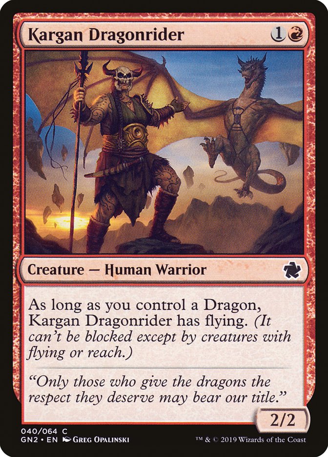 Kargan Dragonrider [Game Night 2019] | Gear Gaming Bentonville