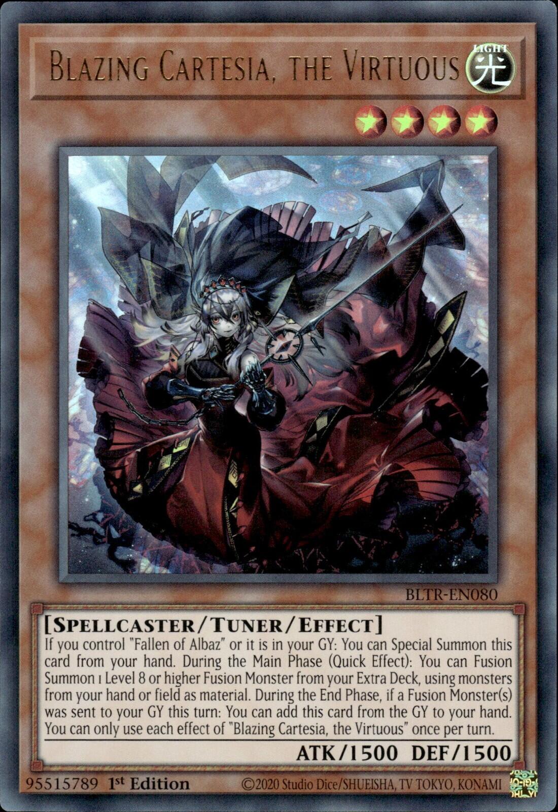 Blazing Cartesia, the Virtuous [BLTR-EN080] Ultra Rare | Gear Gaming Bentonville