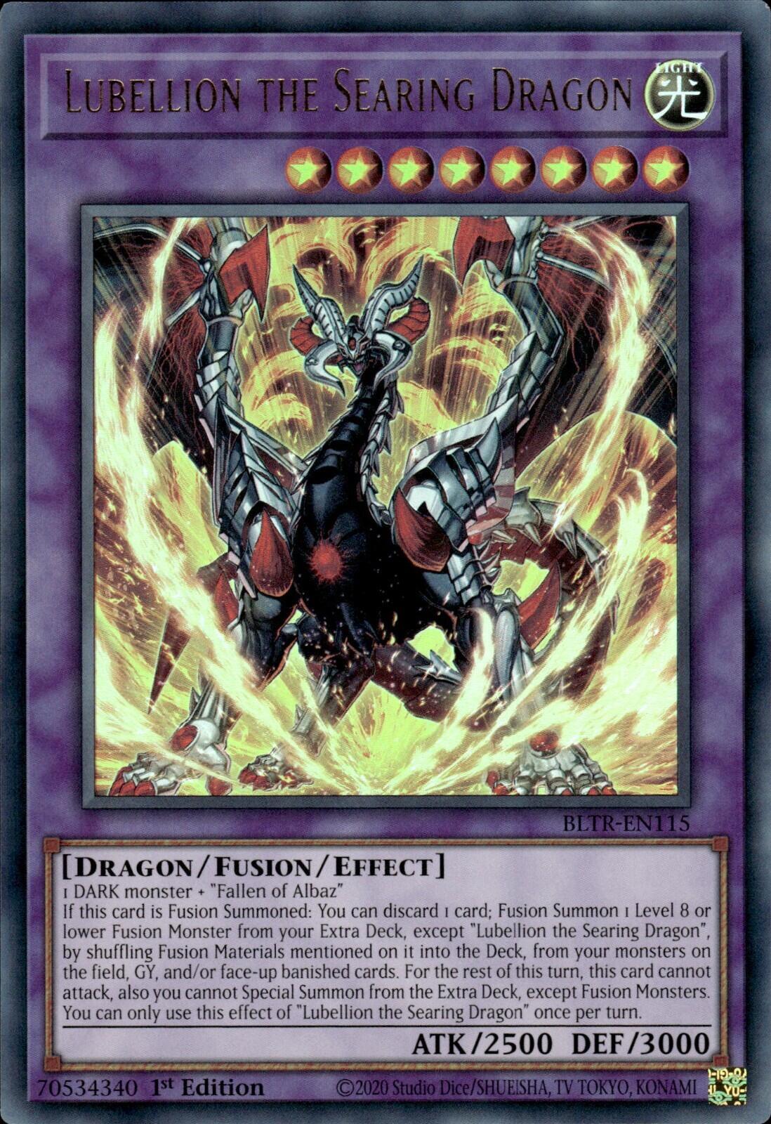 Lubellion the Searing Dragon [BLTR-EN115] Ultra Rare | Gear Gaming Bentonville