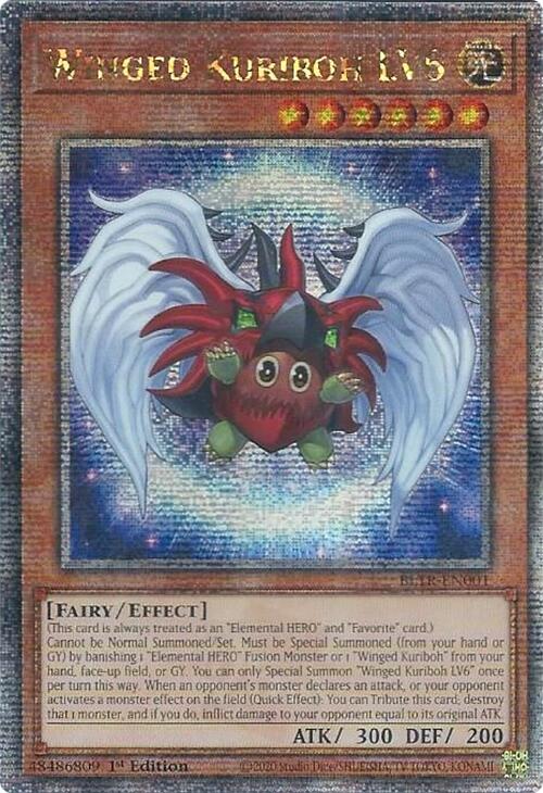 Winged Kuriboh LV6 (Quarter Century Secret Rare) [BLTR-EN001] Quarter Century Secret Rare | Gear Gaming Bentonville