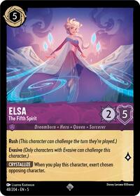 Elsa - The Fifth Spirit (48/204) [Shimmering Skies] | Gear Gaming Bentonville