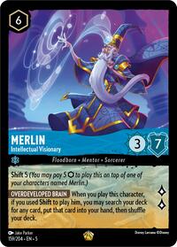 Merlin - Intellectual Visionary (159/204) [Shimmering Skies] | Gear Gaming Bentonville