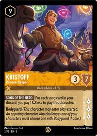 Kristoff - Reindeer Keeper (2) [Disney Lorcana Promo Cards] | Gear Gaming Bentonville