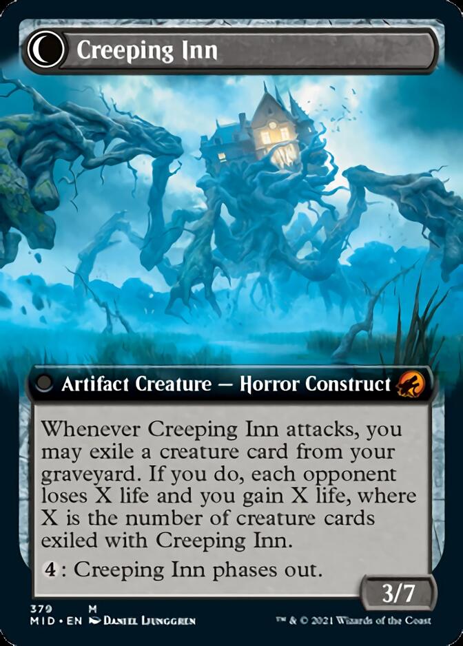 Hostile Hostel // Creeping Inn (Extended Art) [Innistrad: Midnight Hunt] | Gear Gaming Bentonville