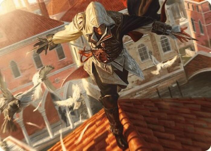 Ezio, Blade of Vengeance Art Card [Assassin's Creed Art Series] | Gear Gaming Bentonville