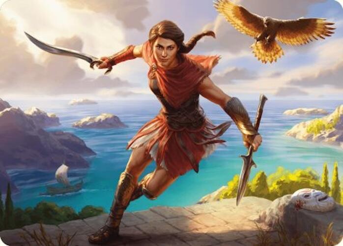 Kassandra, Eagle Bearer Art Card [Assassin's Creed Art Series] | Gear Gaming Bentonville