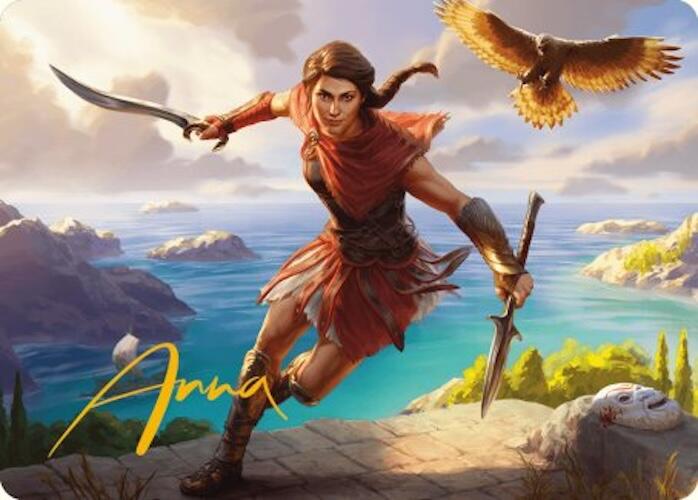 Kassandra, Eagle Bearer Art Card (Gold-Stamped Signature) [Assassin's Creed Art Series] | Gear Gaming Bentonville