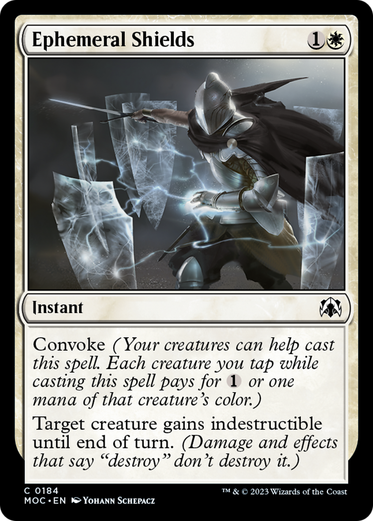 Ephemeral Shields [March of the Machine Commander] | Gear Gaming Bentonville